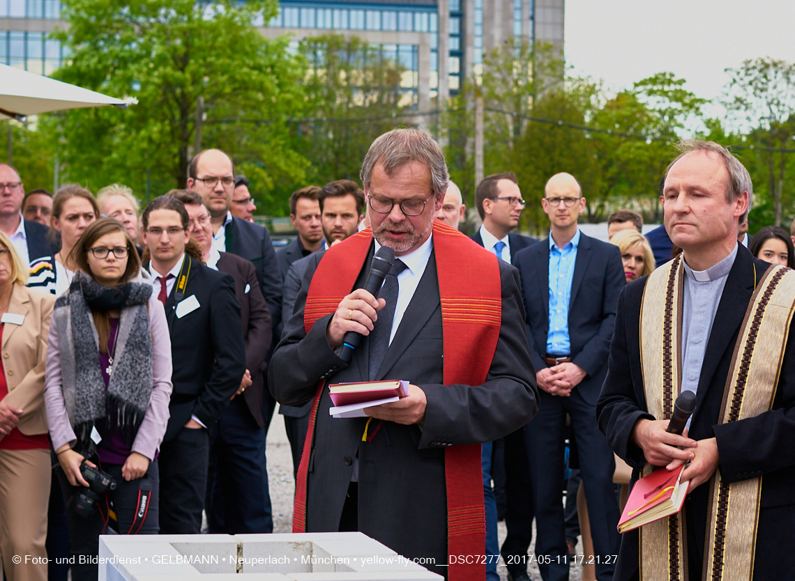 11. Mai 2017 - Grundsteinlegung für die LOGE und dem Kulturquadrat in Neuperlach